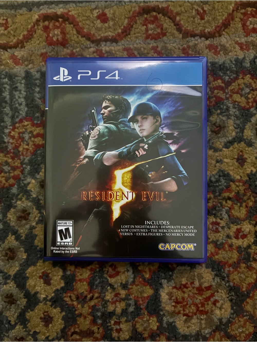 Resident Evil 5 (PS4) - - Blue Case